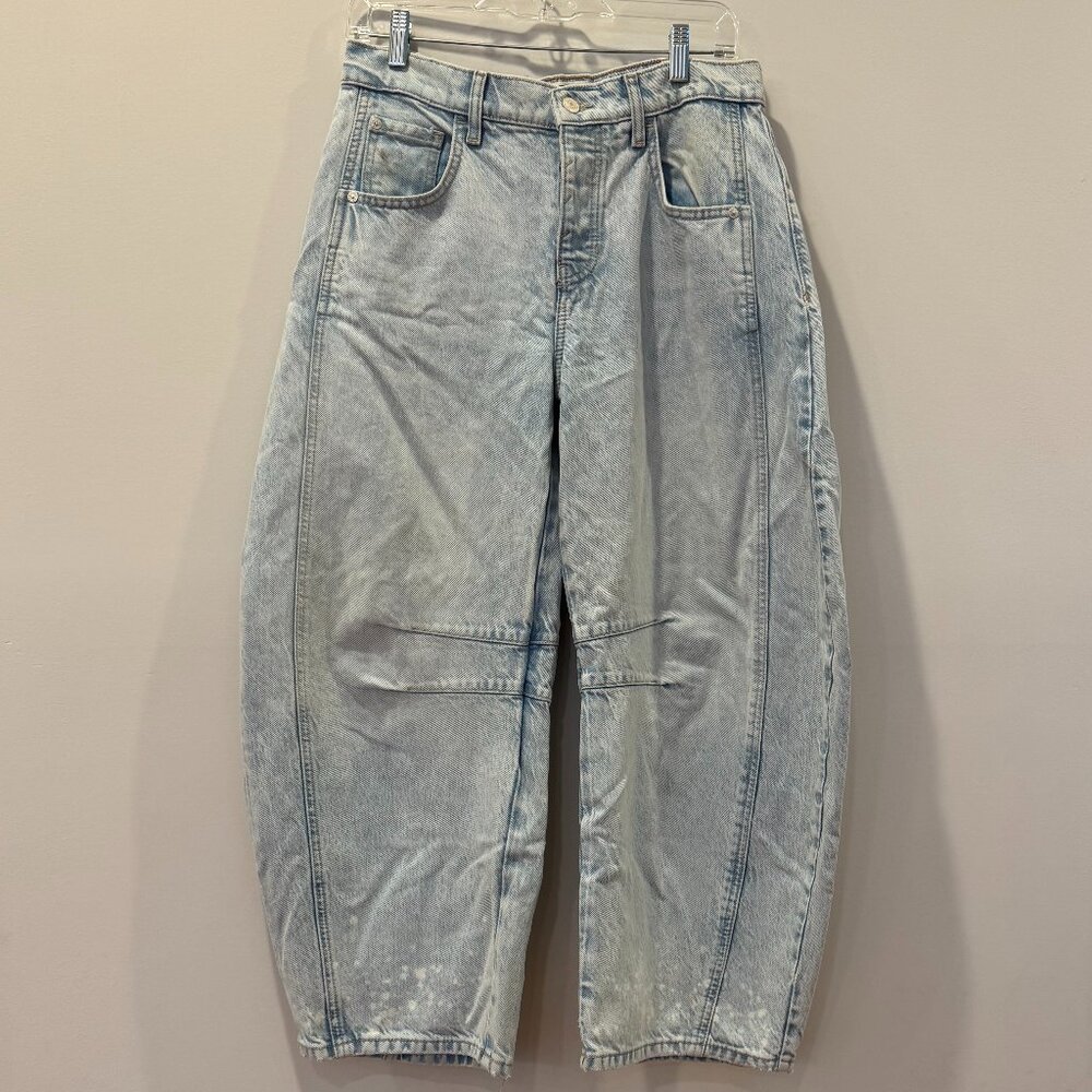 Free People WE THE FREE Good Luck Barrel Jeans